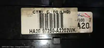Second-hand car spare part heating / air conditioning control panel for kia cee´d 1.6 gdi cat oem iam references 97250a2202wk  