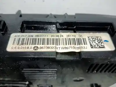 Peça sobressalente para automóvel em segunda mão comando de sofagem (chauffage / ar condicionado)  por peugeot 5008 active referências oem iam 96738323xt  w89710036ib2j