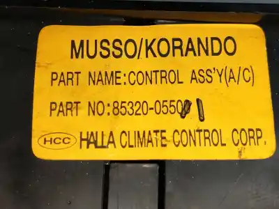 Автозапчасти б/у отопление / кондиционирование воздуха за ssangyong musso 2.9 tdi grand lux ссылки oem iam 853200550  