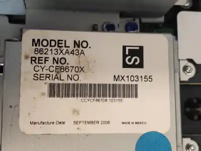 Gebrauchtes Autoersatzteil steuerung der heizung / klimaanlage zum subaru tribeca b9 3.0i cat 250cv oem-iam-referenzen 86213xa43a  