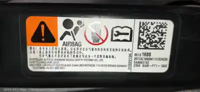 Автозапчастина б/у передня права подушка безпеки для opel mokka edition ecoflex посилання на oem iam 95131688  544663743