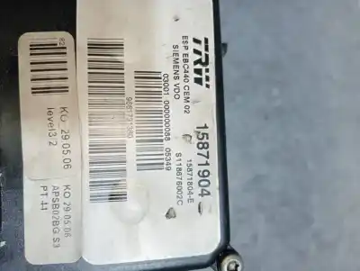 Peça sobressalente para automóvel em segunda mão abs por citroen c6 básico referências oem iam 15871904 s118676002c 9661731380