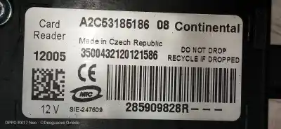 Second-hand car spare part ignition switch for renault scenic iii dynamique oem iam references 285909828r  a2c53185186