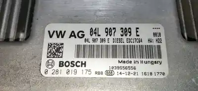 Second-hand car spare part ecu engine control for audi a3 sedán (8vs) attraction oem iam references 0281019175  04l907309e