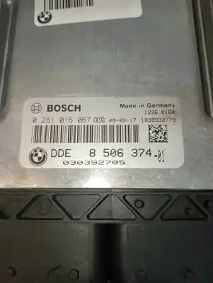 Second-hand car spare part ecu engine control for bmw serie 1 coupe (e82) 120d oem iam references 0281016067  850637401