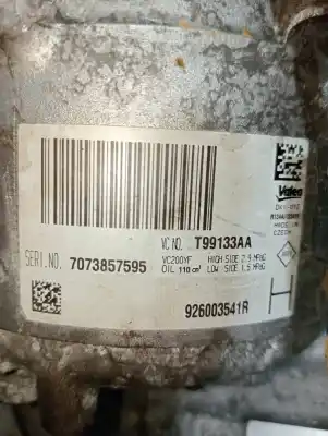 Second-hand car spare part air conditioning compressor for dacia logan ii ambiance oem iam references 7073857595 t99133aa 926003541r