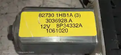 Second-hand car spare part passenger side right window regulator for nissan note acenta oem iam references 807003bb0a  827301hb1a