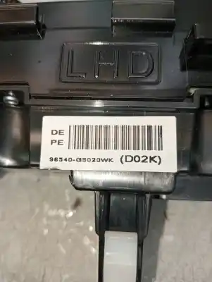 Second-hand car spare part multifunction switch for kia niro business oem iam references 96540g5020wk  