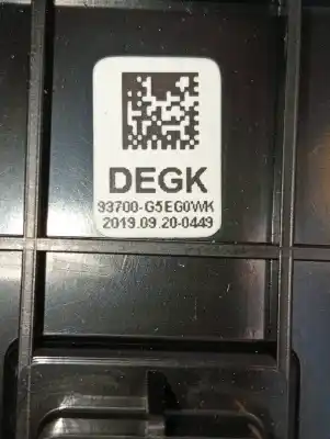 Second-hand car spare part multifunction switch for kia niro business oem iam references 93700g5eg0wk  