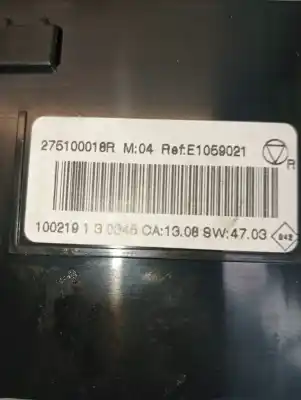 Peça sobressalente para automóvel em segunda mão comando de sofagem (chauffage / ar condicionado)  por renault fluence expression referências oem iam 275100018r  