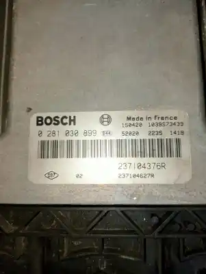Second-hand car spare part ecu engine control for renault kangoo profesional oem iam references 0281030899 237104376r 1039s73439