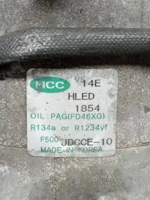 Second-hand car spare part air conditioning compressor for kia cee´d concept oem iam references f500jdcce10  