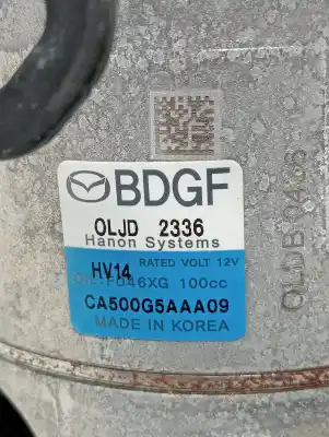 Second-hand car spare part air conditioning compressor for mazda 3 berlina (bp) evolution oem iam references ca500g5aaa09  