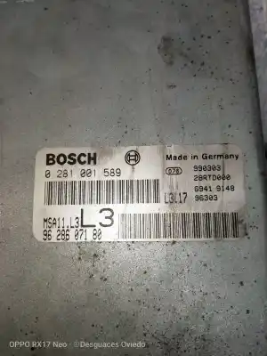 Second-hand car spare part ecu engine control for peugeot 605 stdt oem iam references 0281001589  9628607180
