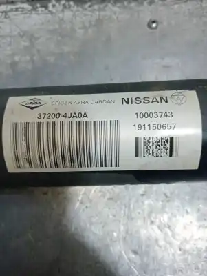 Автозапчасти б/у передняя центральная трансмиссия за nissan np300 navara pick-up (d23, d23t) 2.3 dci (d231) ссылки oem iam 372004ja0a 191150657 10003743