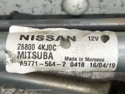 Автозапчасти б/у мотор переднего стеклоочистителя за nissan np300 navara pick-up (d23, d23t) 2.3 dci (d231) ссылки oem iam 288004kj0c  a977156420418