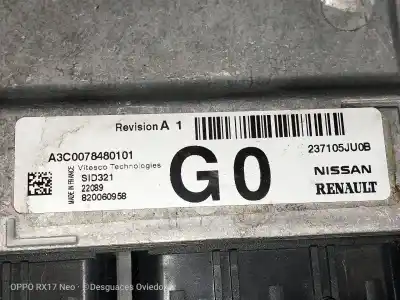 Second-hand car spare part ecu engine control for nissan np300 navara pick-up (d23, d23t) 2.3 dci (d231) oem iam references 237105ju0b 820060958 a3c0078480101