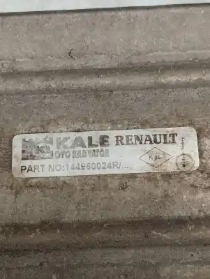 Second-hand car spare part intercooler for renault fluence expression oem iam references 144960024r  