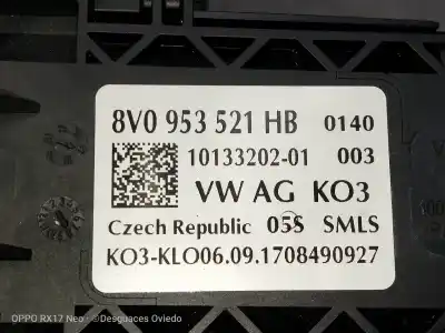 Tweedehands auto-onderdeel lichtbesturing voor audi a3 (8vk) basic oem iam-referenties 8v0953521hb  1013320201