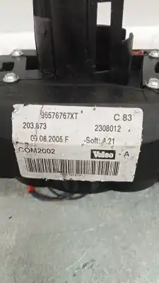 Peça sobressalente para automóvel em segunda mão comutador de luzes por citroen c3 1.4 hdi exclusive referências oem iam 9657677xt  