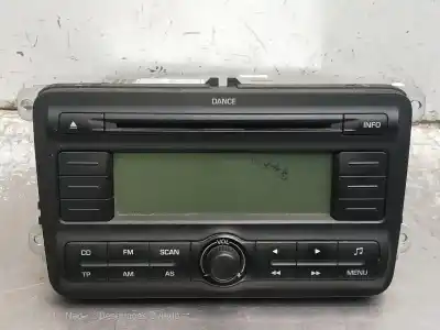 Peça sobressalente para automóvel em segunda mão sistema de áudio / rádio cd por skoda fabia (5j2 ) urban referências oem iam 5j0035161a