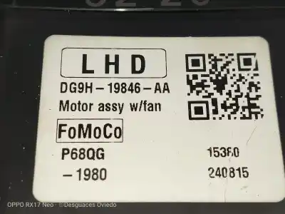 Peça sobressalente para automóvel em segunda mão motor de sofagem por ford mondeo lim. 1.5 ecoboost cat referências oem iam dg9h19846aa  p68qg