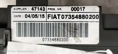 Автозапчастина б/у управління світлом для lancia ypsilon (101) 1.3 16v multijet argento посилання на oem iam 07354880200  