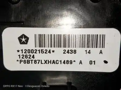 Автозапчасти б/у управление светом за jeep compass (mp, m6, mv, m7) 1.4 multiair 4x4 ссылки oem iam p6bt87lxhac1489  120021524