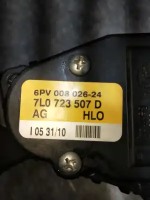 Автозапчастина б/у педальний потенціометр для audi q7 (4l) v6 3.0 tdi (176kw) clean diesel ambiente посилання на oem iam 7l0723507d  
