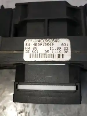 Second-hand car spare part headlights switch for audi a8 (4e2) 4.2 v8 40v oem iam references 4e0910549 4e0953503b 4e0953521