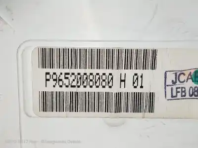 Peça sobressalente para automóvel em segunda mão quadrante por citroen c2 sx referências oem iam p9652008080h01  