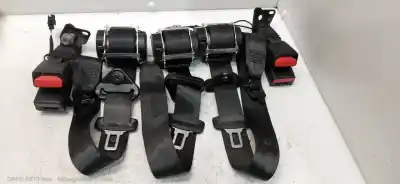 Peça sobressalente para automóvel em segunda mão conjunto de cintos de segurança traseiros por renault zoe intens 69 cv / 51 kw referências oem iam 