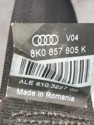 Автозапчастина б/у комплект задніх ременів для audi a5 coupe (8t) 2.7 tdi посилання на oem iam 8k0857805k  ale610322700