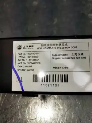 Second-hand car spare part electronic module for mg mg zs 1.5 vti oem iam references 11021104 2301090825 10918188
