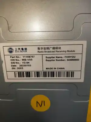 Peça sobressalente para automóvel em segunda mão módulo eletrônico por mg mg zs 1.5 vti referências oem iam 544960883  11148767