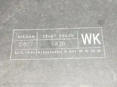 Second-hand car spare part fuse box unit for nissan leaf 2 zero edition oem iam references 284b75sa3b 6263034052 d807sa3b
