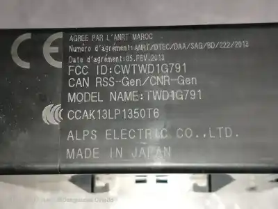 Pezzo di ricambio per auto di seconda mano modulo elettronico per nissan leaf 2 zero edition riferimenti oem iam twd1g791  ccak13lp1350t6