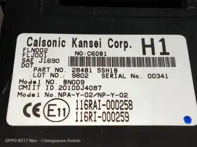 Pezzo di ricambio per auto di seconda mano modulo elettronico per nissan leaf 2 zero edition riferimenti oem iam 116rai000258  116ri000259