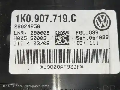 Second-hand car spare part electronic module for audi s3 (8p) 2.0 tfsi oem iam references 1k0907719c 19800af933f 28024256