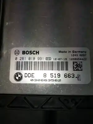 Second-hand car spare part ecu engine control for mini mini (r56) one d oem iam references 0281018991 030663562 851966301