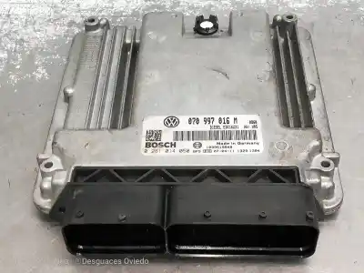 Second-hand car spare part ECU ENGINE CONTROL for VOLKSWAGEN T5 TRANSPORTER/FURGONETA  OEM IAM references 070997016M 1039S19948 0281014050