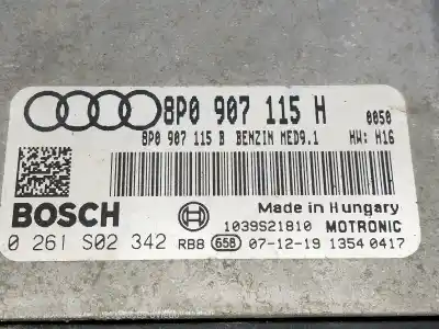 Second-hand car spare part ecu engine control for audi s3 (8p) 2.0 tfsi oem iam references 8p0907115h 1039s21810 0261s02342