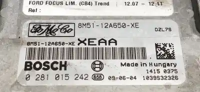 Second-hand car spare part ecu engine control for ford focus lim. (cb4) trend oem iam references 8m5112a650xe 1039s32326 0281015242