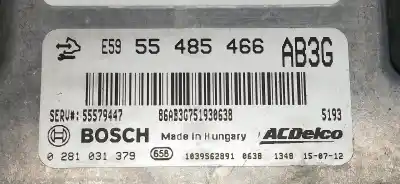 Second-hand car spare part ecu engine control for opel astra j lim. excellence oem iam references e5955485466 0281031379 86ab3g751930638