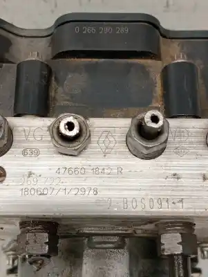 Peça sobressalente para automóvel em segunda mão abs por renault clio iv limited referências oem iam 476601842r  0265290289