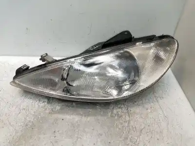 Second-hand car spare part left headlight for peugeot 206 berlina xr oem iam references 