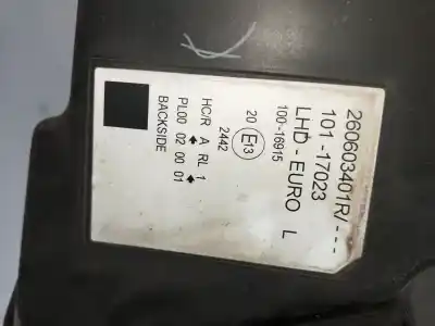 Автозапчасти б/у левая фара за renault kangoo dynamique ссылки oem iam 260603401r  