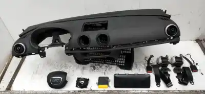 Peça sobressalente para automóvel em segunda mão kit airbag por audi a3 sedán (8vs) attraction referências oem iam 