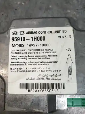 Second-hand car spare part airbag control unit for kia cee´d concept oem iam references 959101h000  1h95910000