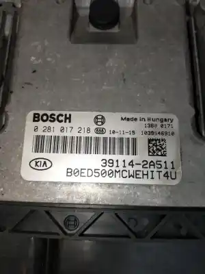 Second-hand car spare part ecu engine control for kia cee´d concept oem iam references 0281017218  391142a511